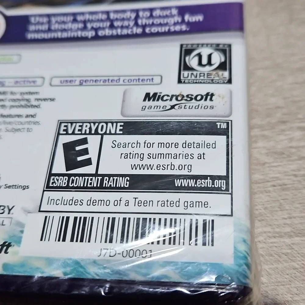XBOX 360 Kinect Adventures Game